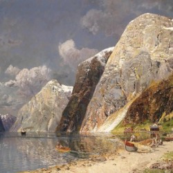A river crossing the mountains